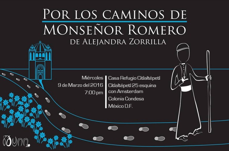 Presentación del libro “Por los caminos de Monseñor Romero” de Alejandra Zorrilla