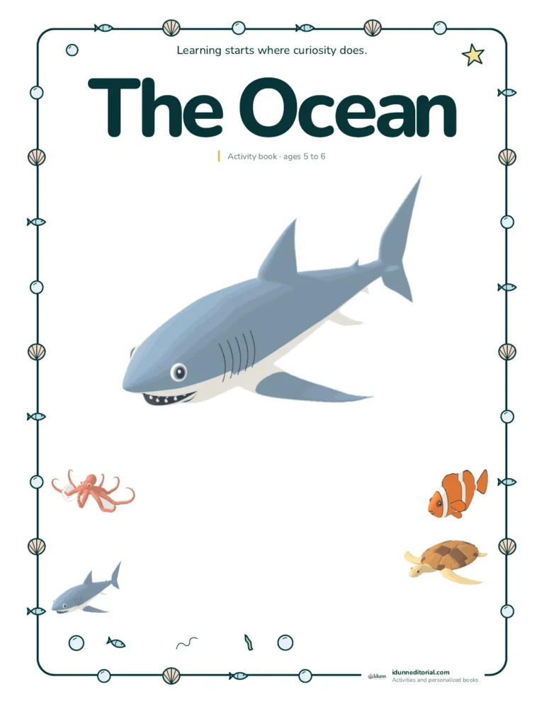 Cover of the ocean activity book
