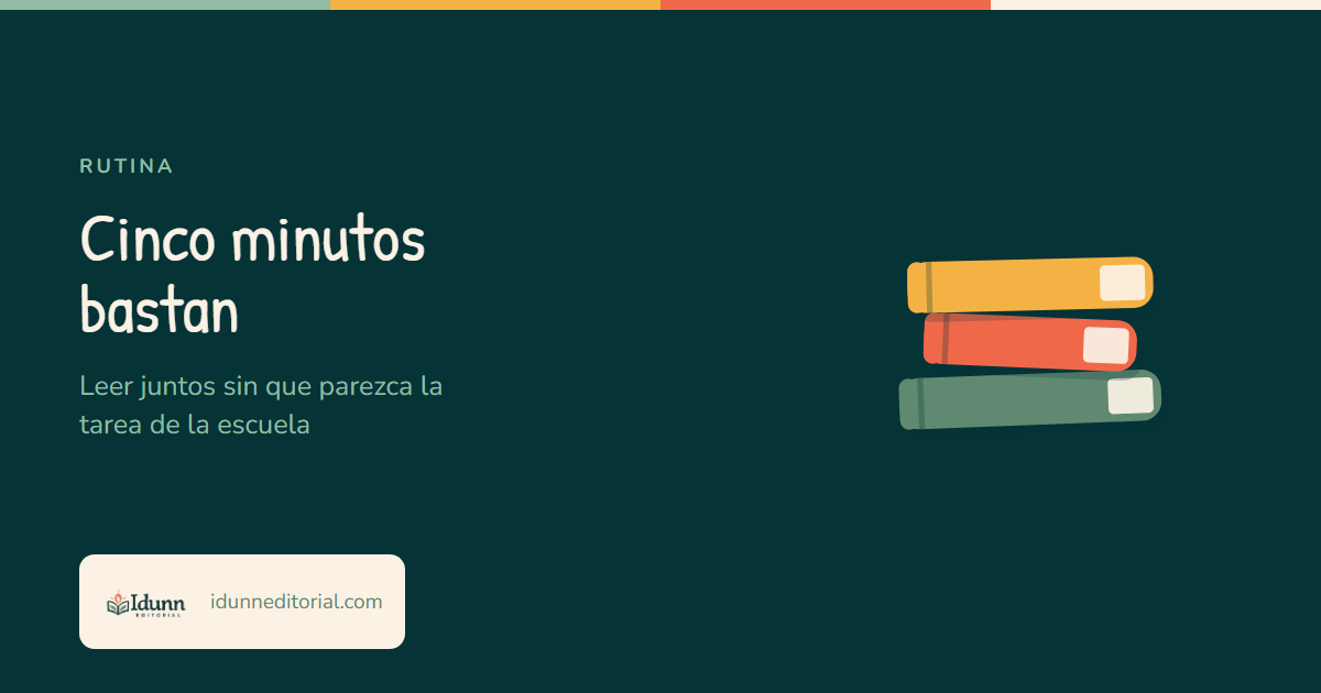 Leer juntos en cinco minutos, sin que parezca tarea