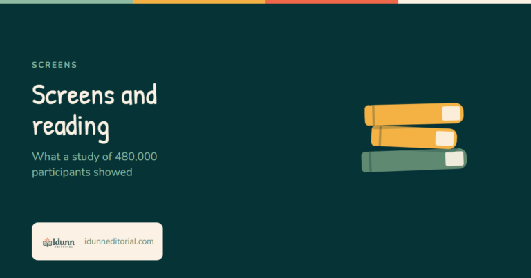Screens and reading: what 480,000 participants showed