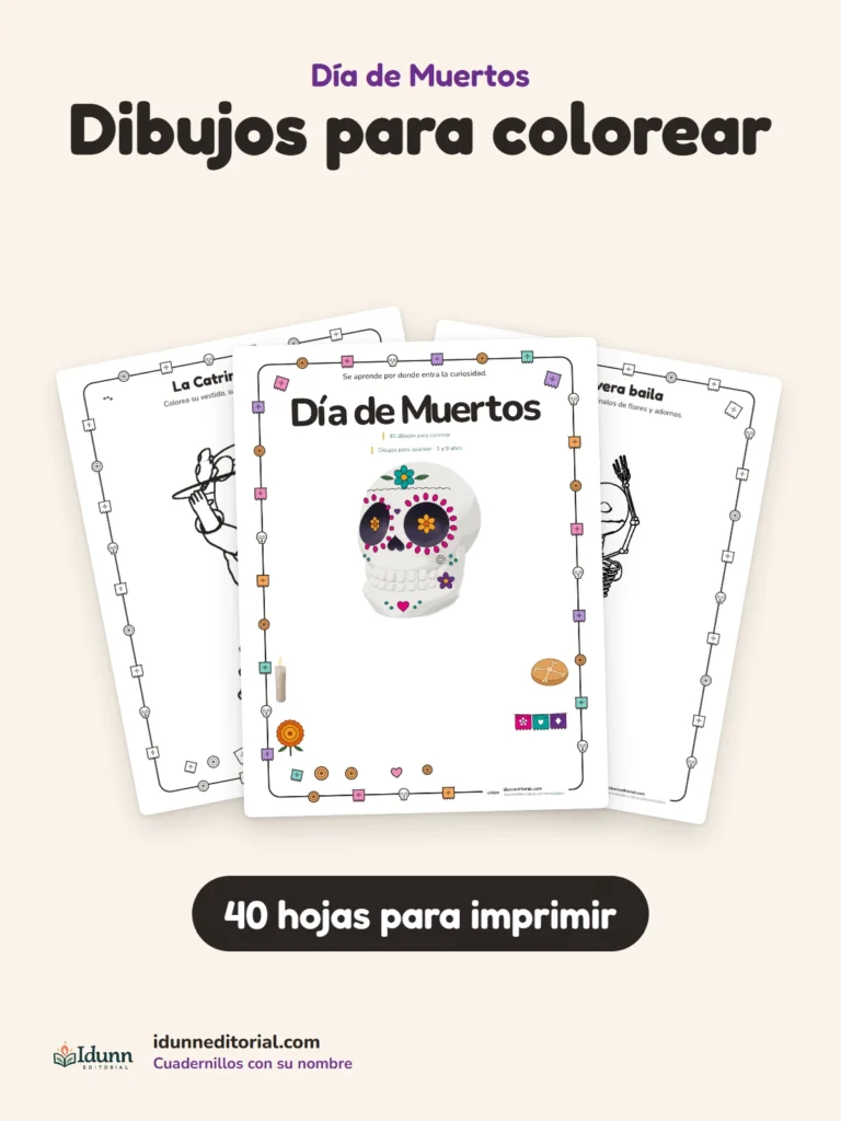 Dibujos de Día de Muertos para colorear