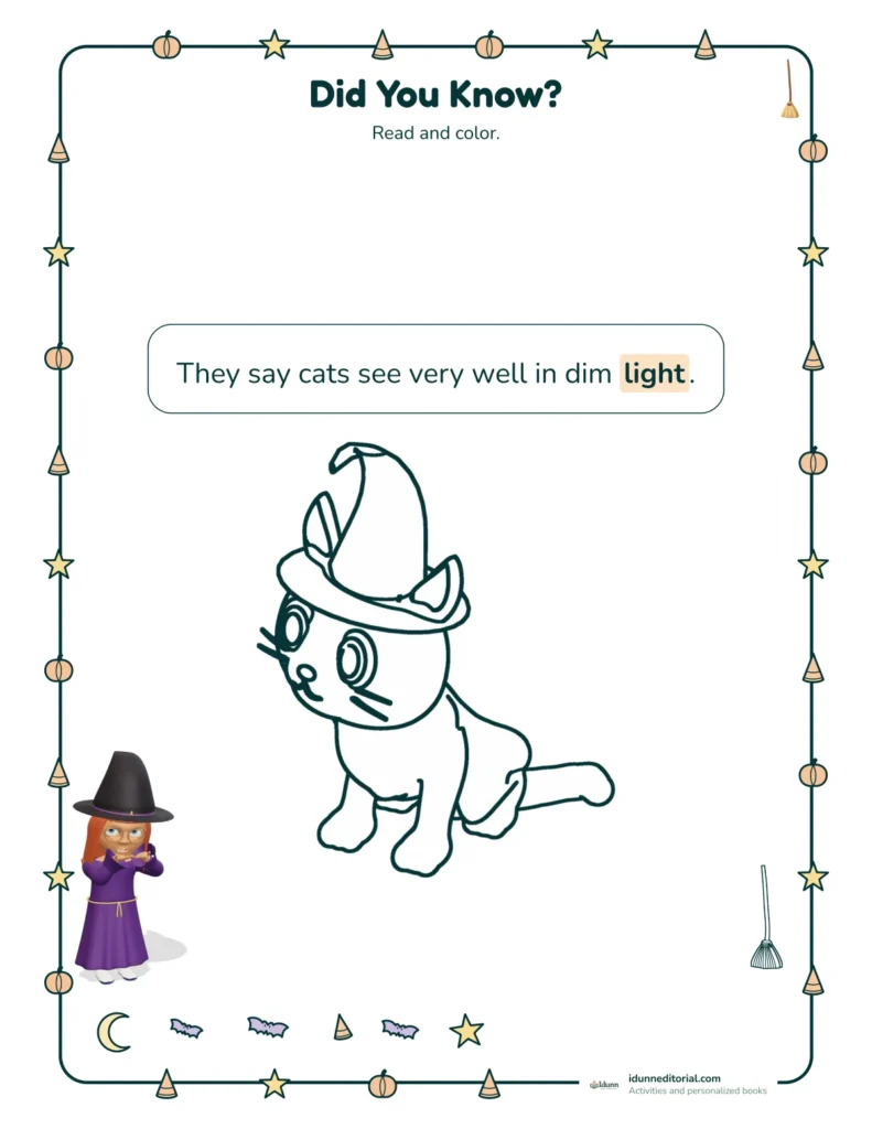 Personalized Halloween Activity Book
