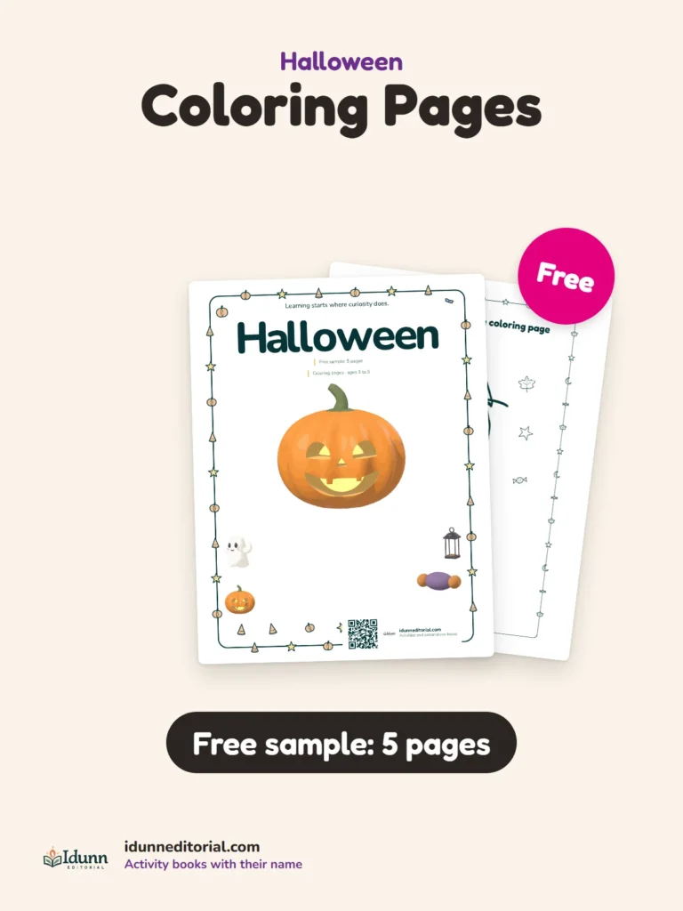 Free Halloween Coloring Pages: 5-Page Sample