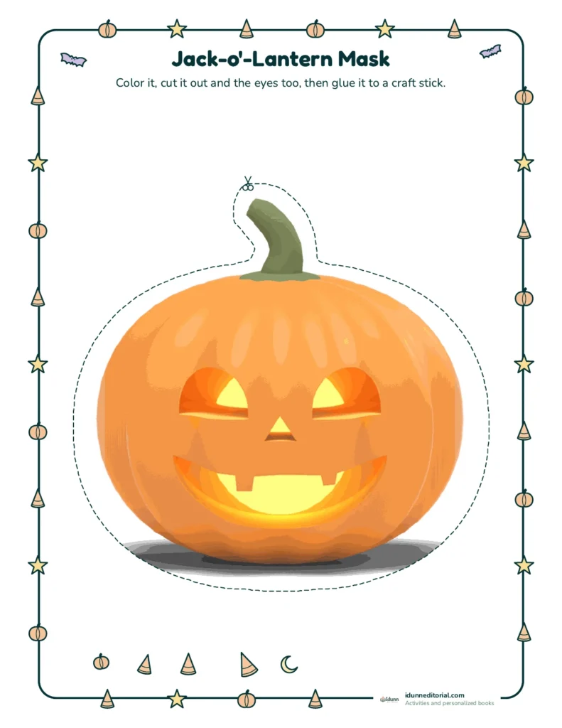 Halloween Crafts for Kids: Printable Decorations, Garlands and Masks