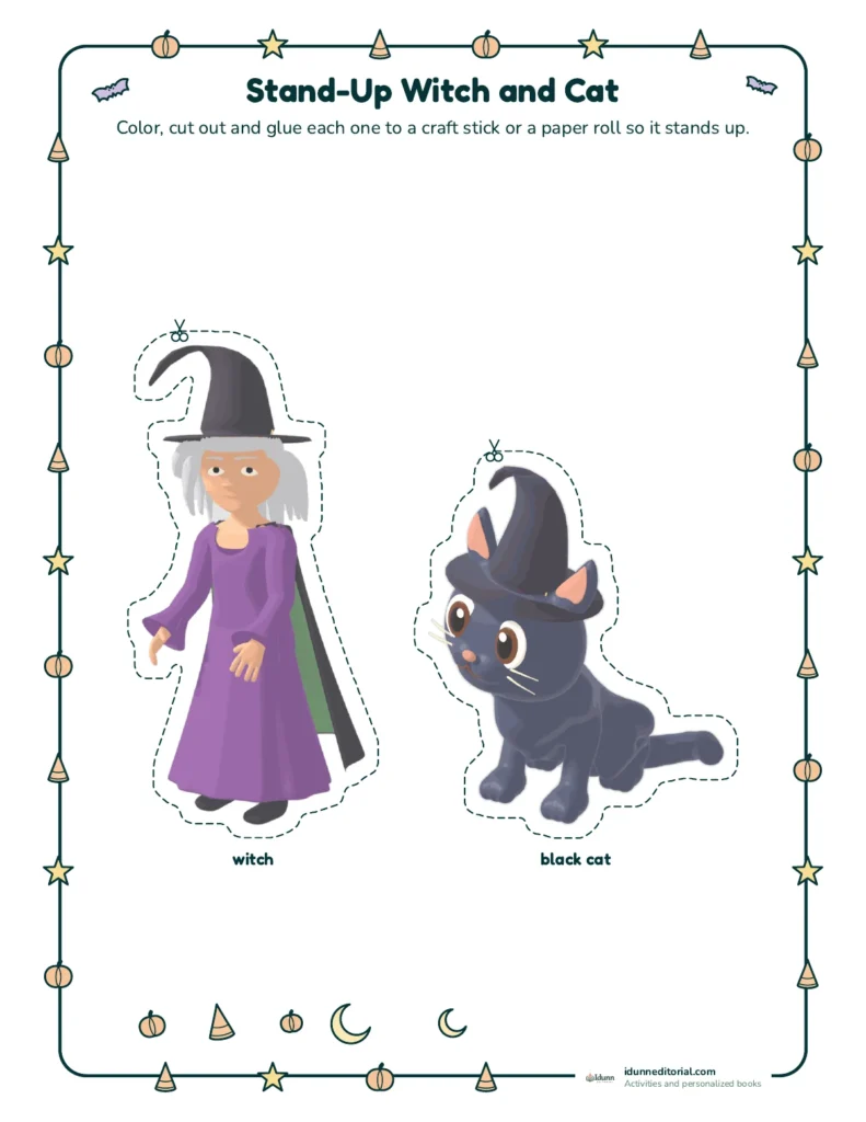 Halloween Crafts for Kids: Printable Decorations, Garlands and Masks