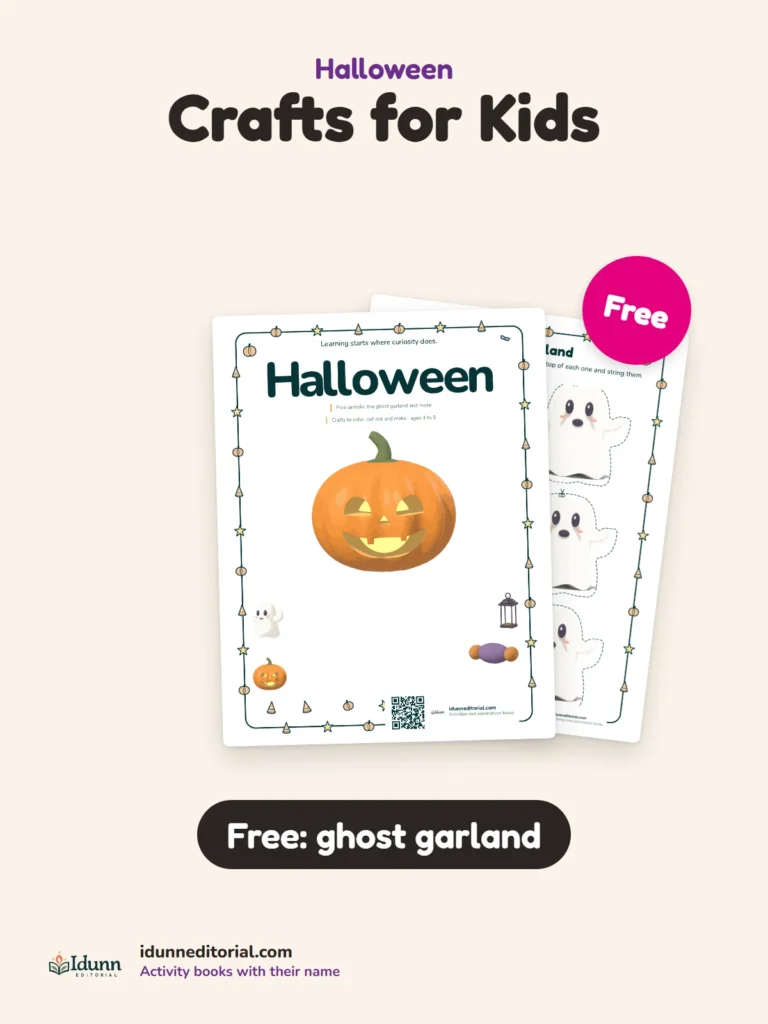 Free Halloween Craft: Ghost Garland