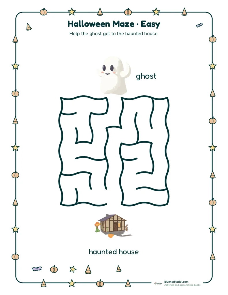 Halloween Mazes for Kids