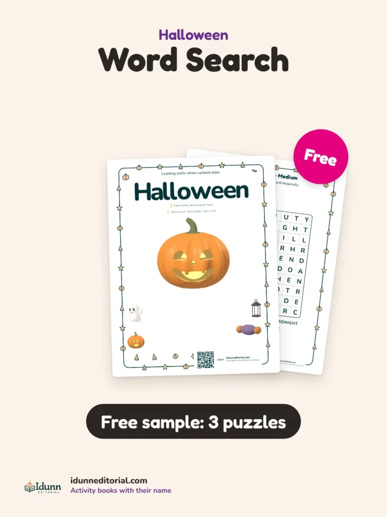 Free Halloween Word Search: One Puzzle per Level