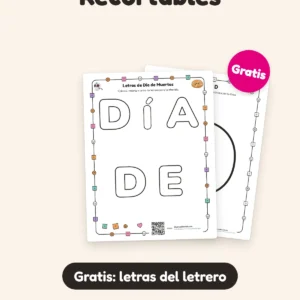 Letras de Día de Muertos para imprimir gratis