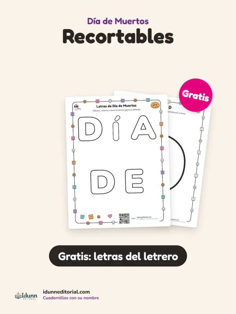 Letras de Día de Muertos gratis