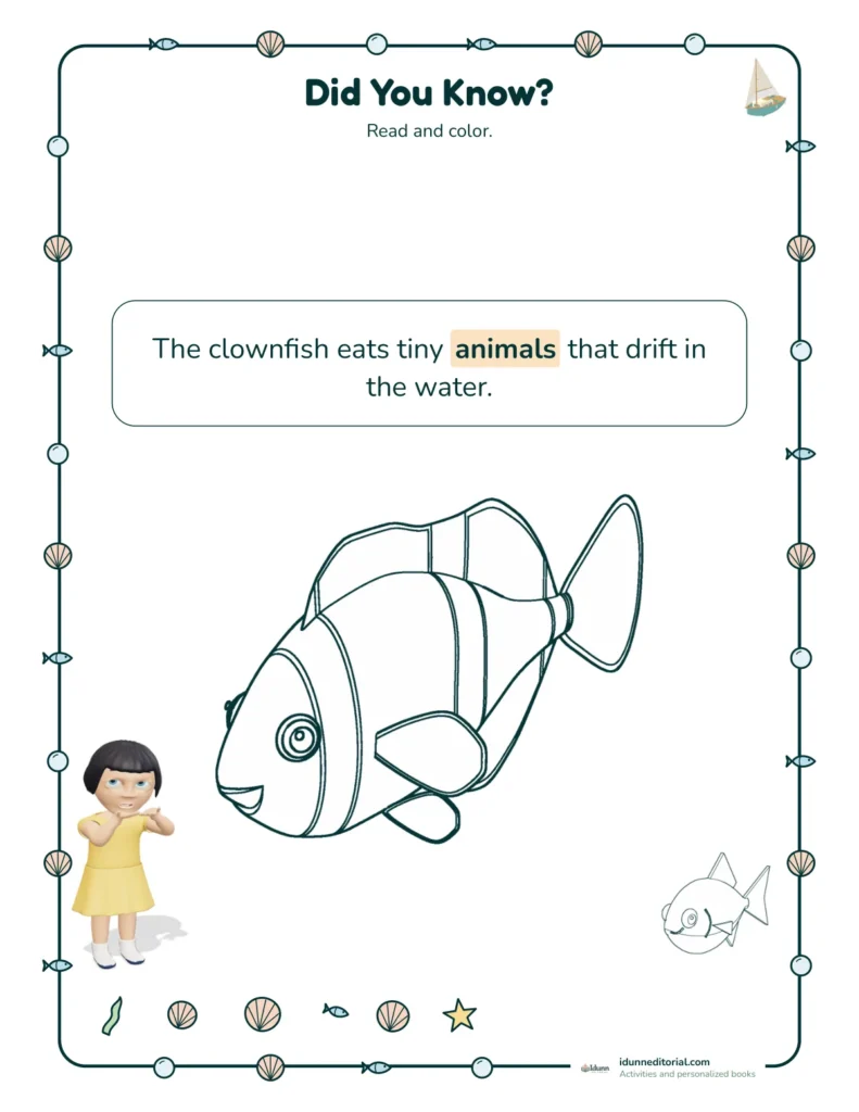 Personalized Ocean Activity Book