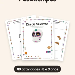 Sopa de letras, crucigramas y laberintos de Día de Muertos para imprimir