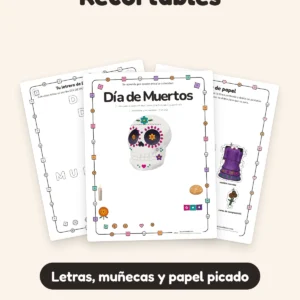 Manualidades de Día de Muertos para imprimir y recortar